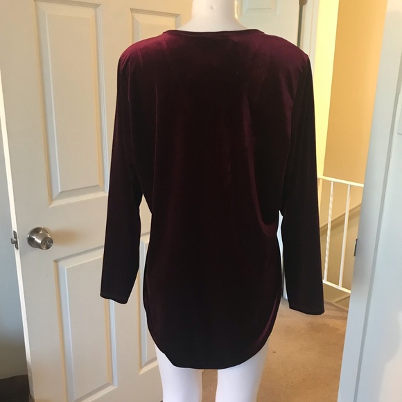 💖Charlotte Russe velvet bodysuit - Picture 2 of 2